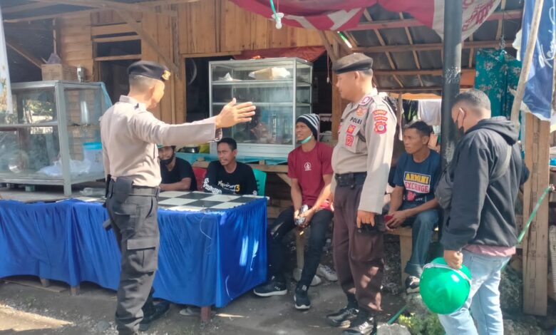 Samapta Polres Banggai Patroli dan Sambang Dialogis Dengan Masyarakat