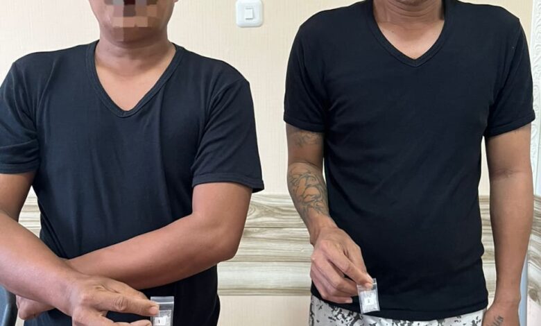 Terlibat Transaksi Narkoba, Dua Tersangka Berhasil Diamankan Personil Sat Resnarkoba Polres Morowali