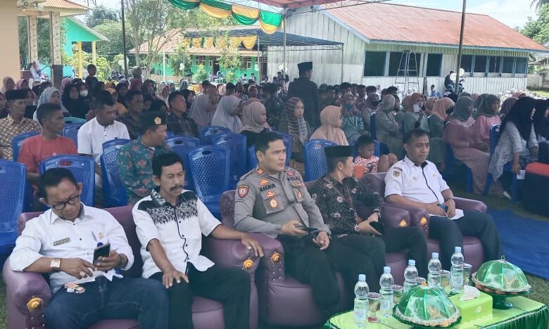 Kapolsek Hadiri Halal Bihalal dan Perpisahan Siswa Madrasah Alkhairaat Pagimana