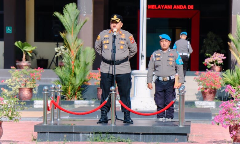 Ini Penekanan Kapolres Banggai Kepada Anggota Jelang Pesta Demokrasi 2024