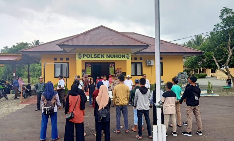 Polsek Nuhon Lepas Kontingen Karate Inkanas Menuju Bupati Cup 2023 di Kota Luwuk