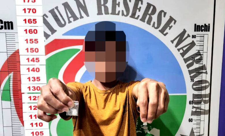 Terlibat Penyalahgunaan Narkotika, Seorang Pemuda di Luwuk Selatan Dibekuk Polisi