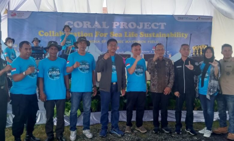 Peduli Lingkungan, Kasubsektor Toili Barat Hadiri Transplantasi Terumbu Karang