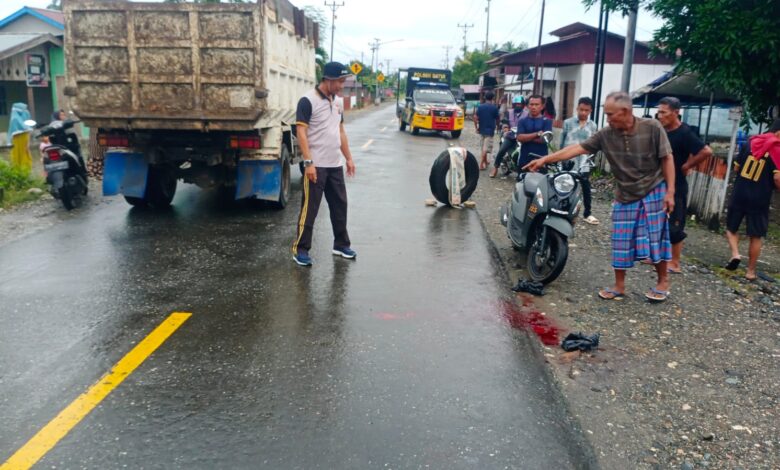 Dua Motor di Batui Terlibat Kecalakaan Lalu Lintas