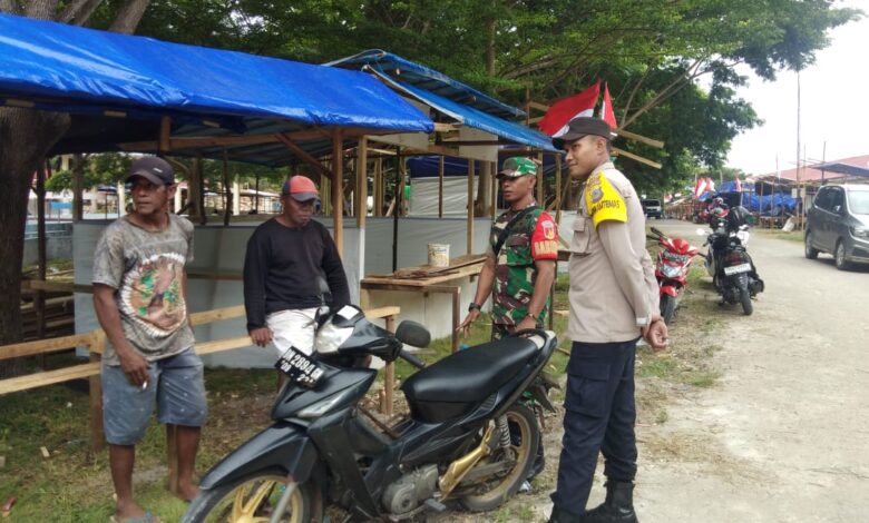 Sinergitas, Bhabinkamtibmas dan Babinsa di Luwuk Banggai Sambangi Warga Binaan Bersama