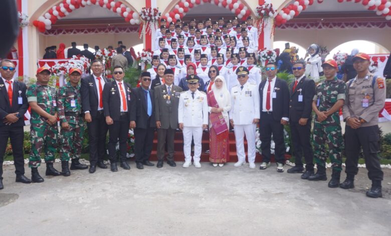 Bupati Amirudin Irup Detik-detik Proklamasi Kemerdekaan RI-78 di Banggai