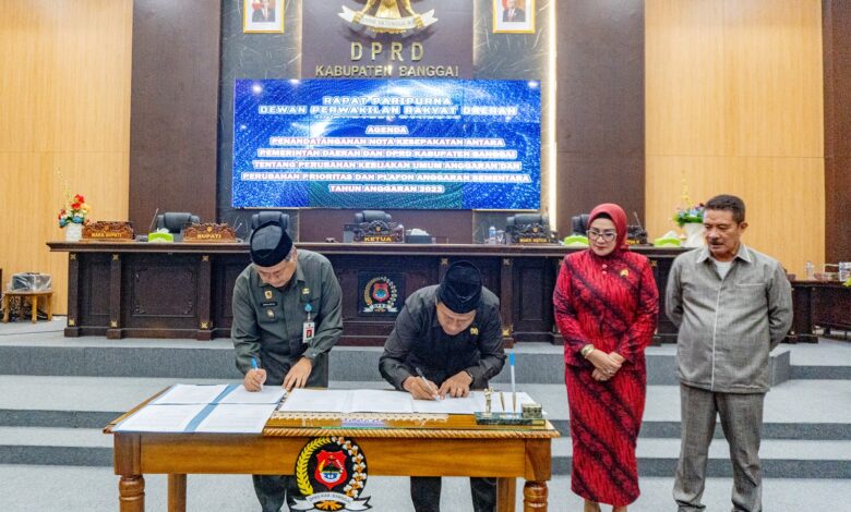Pemkab Banggai Tandatangani Nota Kesepakatan KUPA dan PPASP bersama DPRD