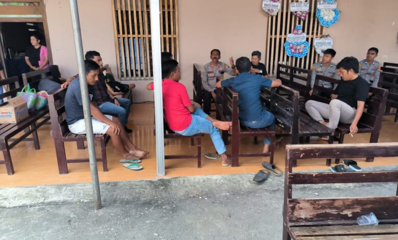 Polres Banggai Gelar Minggu Kasih di Rumah Duka Pastori Gereja Bukit Zaitun Luwuk