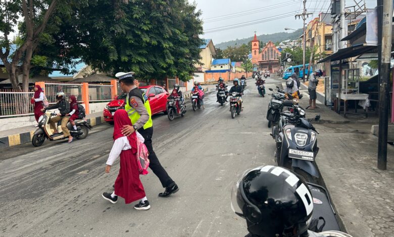 Wujud Nyata Pelayanan, Polres Banggai Patroli dan Pengaturan Lalu Lintas