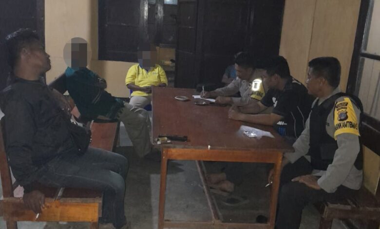 Diduga Dukun Santet, Polisi Amankan Pasutri di Luwuk Timur Dari Amukan Warga