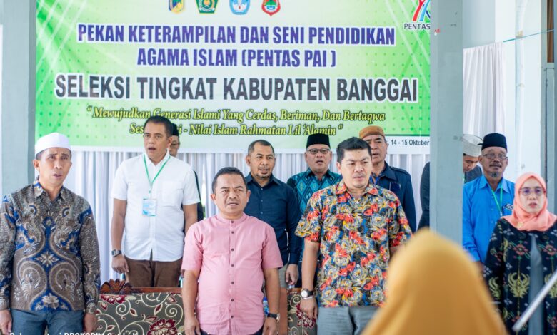 Lomba Pentas Pendidikan Agama Islam Dibuka Kadis Syafrudin Hinelo