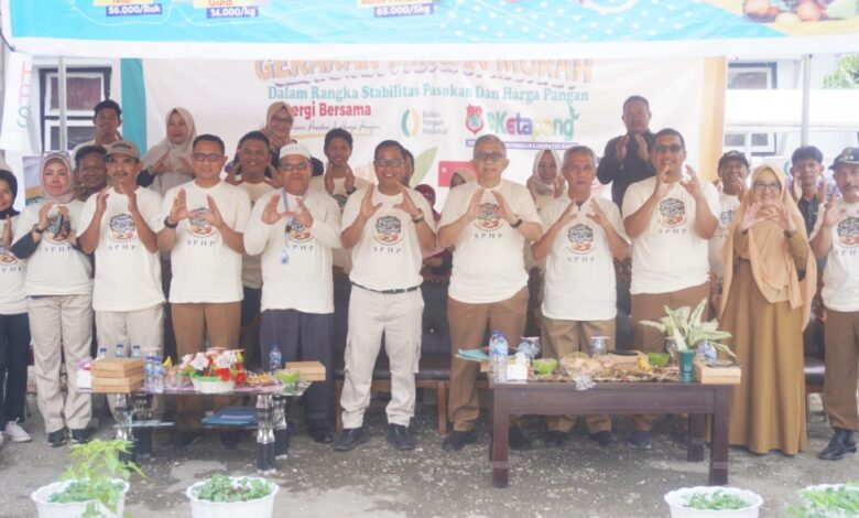 Hari Pangan Sedunia, Wabup Furqanuddin Ikuti Gerakan Pangan Murah Serentak se-Indonesia