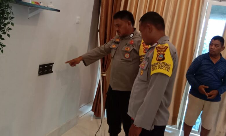 Polisi Datangi TKP Pencurian di Desa Louk Luwuk Timur