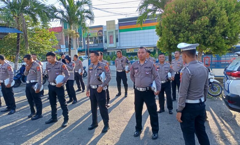 SatLantas Polres Banggai Gelar Operasi Gaktibplin Kepada Seluruh Anggota