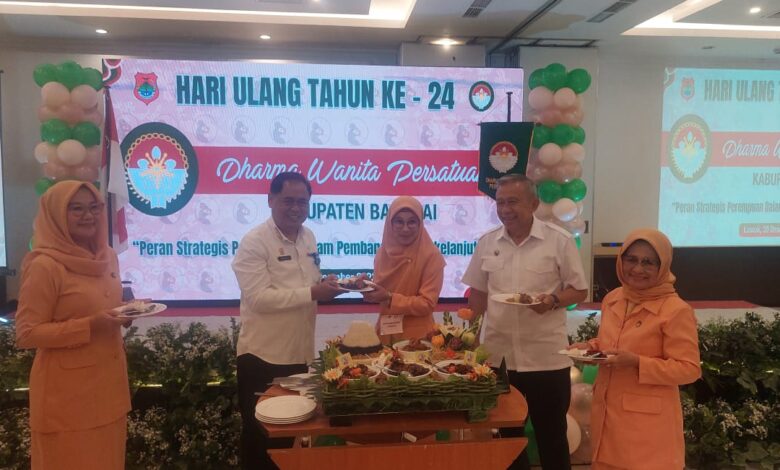 Wabup Hadiri Peringatan HUT ke-24 Tahun Dharma Wanita Persatuan Kabupaten Banggai