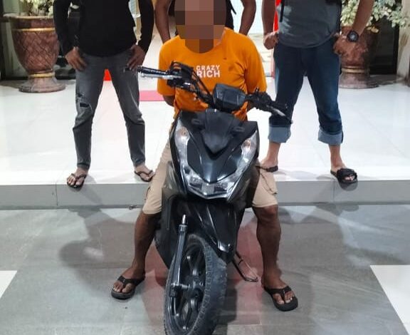 Residivis Penggelapan Sepeda Motor di Luwuk Ditangkap, Polisi Amankan 2 Unit Sepeda Motor