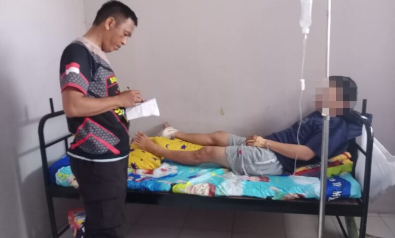 Polisi Gerak Cepat Tangani Tabrakan Sesama Motor di Batui